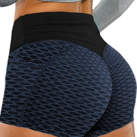 1pc High-Stretch Pocket Yoga Leggings With Geometric Pattern