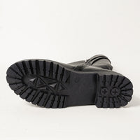 Retro Chunky-Soled High-Cut Equestrian Boots For Women