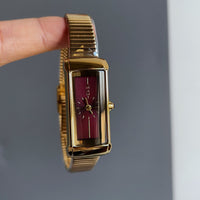 Retro Ankela Red Series Chain Watch Women