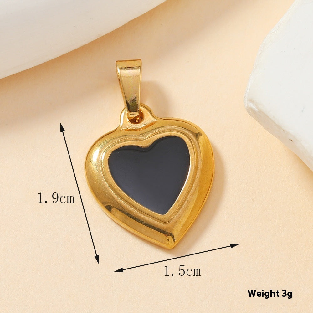 Single Pendant Fashion Stainless Steel Casting Ornament Drops Of Oil