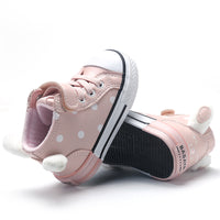 Fashion Plus Velvet High Top Leather Girls Shoes