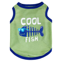 European And American Vest Type Small Fish Cat Clothes