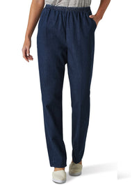 Womens Stretchy Thick Fashionable Casual Denim Jeans With An Elastic Waist