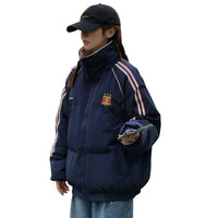 Womens Stylish Retro Winter Cotton-padded Coat