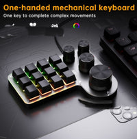 3-die 12-key 4-knob Custom Mechanical Keypad