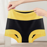 Color Matching High Waist Briefs Women's Underwear