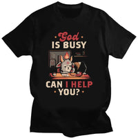Mens Short-Sleeve Cool Baphomet T-Shirt