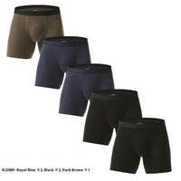 Comfortable Youth Men's Boxer Briefs Antibacterial Open Breathable
