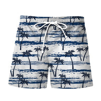 3D Digital Printing Shorts Men's Hawaiian Wind Beach Pants