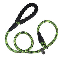 Dog Nylon Tow Rope Pull-resistant P Chain Round Rope Walking Single Dog Leash Dog Chain