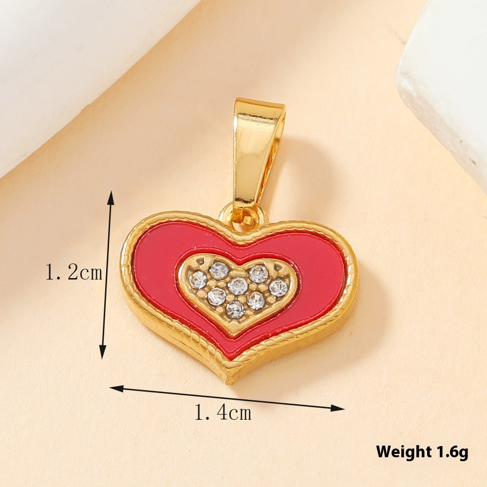 Single Pendant Stainless Steel Cast Ornament Fashion Flowers