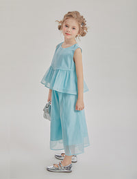 Girls' Fashion Casual Two-piece Suit