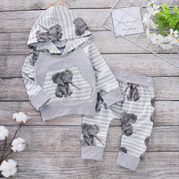 Children's Clothing Explosion Model Baby Elephant With Hood Suit Spot