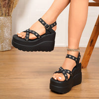 Fashion High Heel Cross Women's Lace Up Shoes