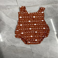 Baby Diamond Sun Print Sleeveless Romper