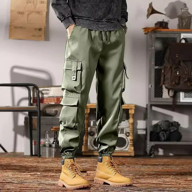 Casual Sports Loose Ankle-banded Versatile Overalls Men