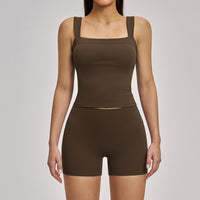 Women's Casual Brushed Flared Yoga Set