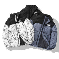 Men's Stand Collar Loose Down Cotton Jacket