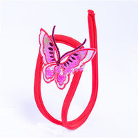 Red Butterfly Lace C-shaped Panties