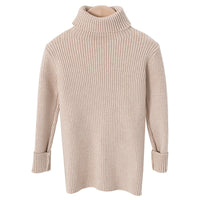 AutumnWinter Girls' Turtleneck Knitted Sweater