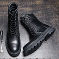 New British Retro Tooling Martin Boots Men's High Top