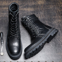 New British Retro Tooling Martin Boots Men's High Top