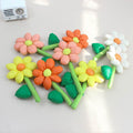 Flowers With Green Leaves Filled With Cotton Cute Jewelry Diy Hair Band Decorative Accessories