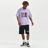 Cartoon Bear Loose Short-sleeved T-shirt For Men