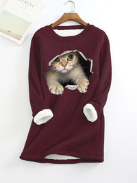 Autumn And Winter New Fleece-lined Thermal Bottoming Shirt Big Sale Printing