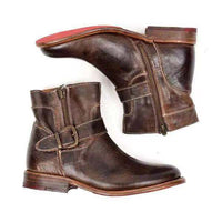 Low-heel Square Heel Short Martin Boots