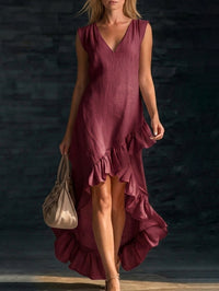 New Cotton-linen Long Dress For Women