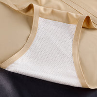 Female Plus Size Low Waist Seamless Ice Silk Briefs
