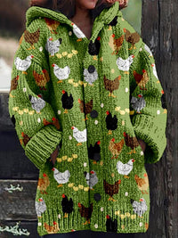 Halloween Animal 3D Printing Casual Design Sense Hooded Sweater Cloak Coat