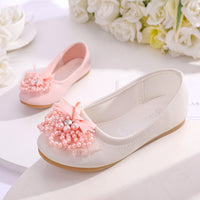 Korean Rhinestone Princess Square Mouth Shoes