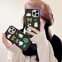 Three-dimensional Cloud Plant Phone Case