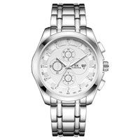 New Luminous Hands Alloy Mens Quartz Watch