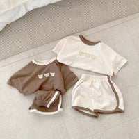 Baby Short Sleeve T-shirt Children's Shorts Two-piece Suit