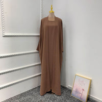 Miss Dubai Solid Color Two-piece Suit