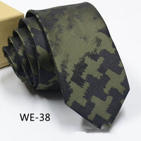 6CM Trendy Men's 1960 Needle Fine Made Nano Waterproof Tie