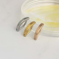 Hot-selling New Products Glossy And Simple Personalized Twist Female Belly Ring Puncture