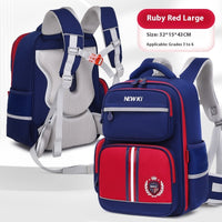 School Student Schoolbag Children's Waterproof Backpack Wear-resistant Men And Women