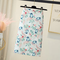 Court Women's Printed Wear Pencil Sheath Skirt