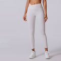 Autumn And Winter Cross Waist Nude Feel Sports Trousers