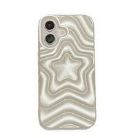 Pearlescent White Three-dimensional Stacking XINGX Phone Case