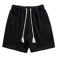 Sports Straight Geometric Jacquard Men's Fifth Pants