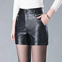 Slimming And Loose Pu Leather Pants