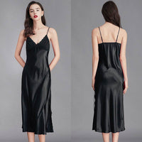 Pajamas Women Summer Ladies Ice Silk