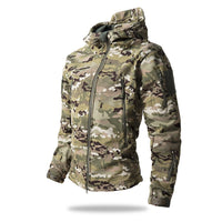 Outdoor Soft Shell Fleece Autumn And Winter Windproof, Waterproof And Breathable Warm Three-in-one Coat