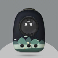 Go Out Portable Cat Backpack Space Capsule Pet  School Bag Supplies