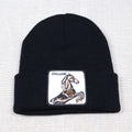 Casual Women's Embroidered Knitted Hat Pullover Hat